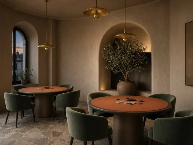 Sala íntima de mesas